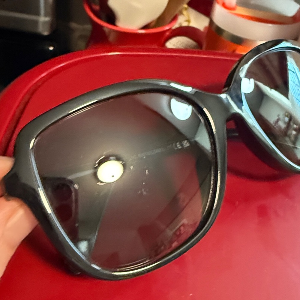 Used Coach black square Frame Sunglasses - Picture 6 of 8